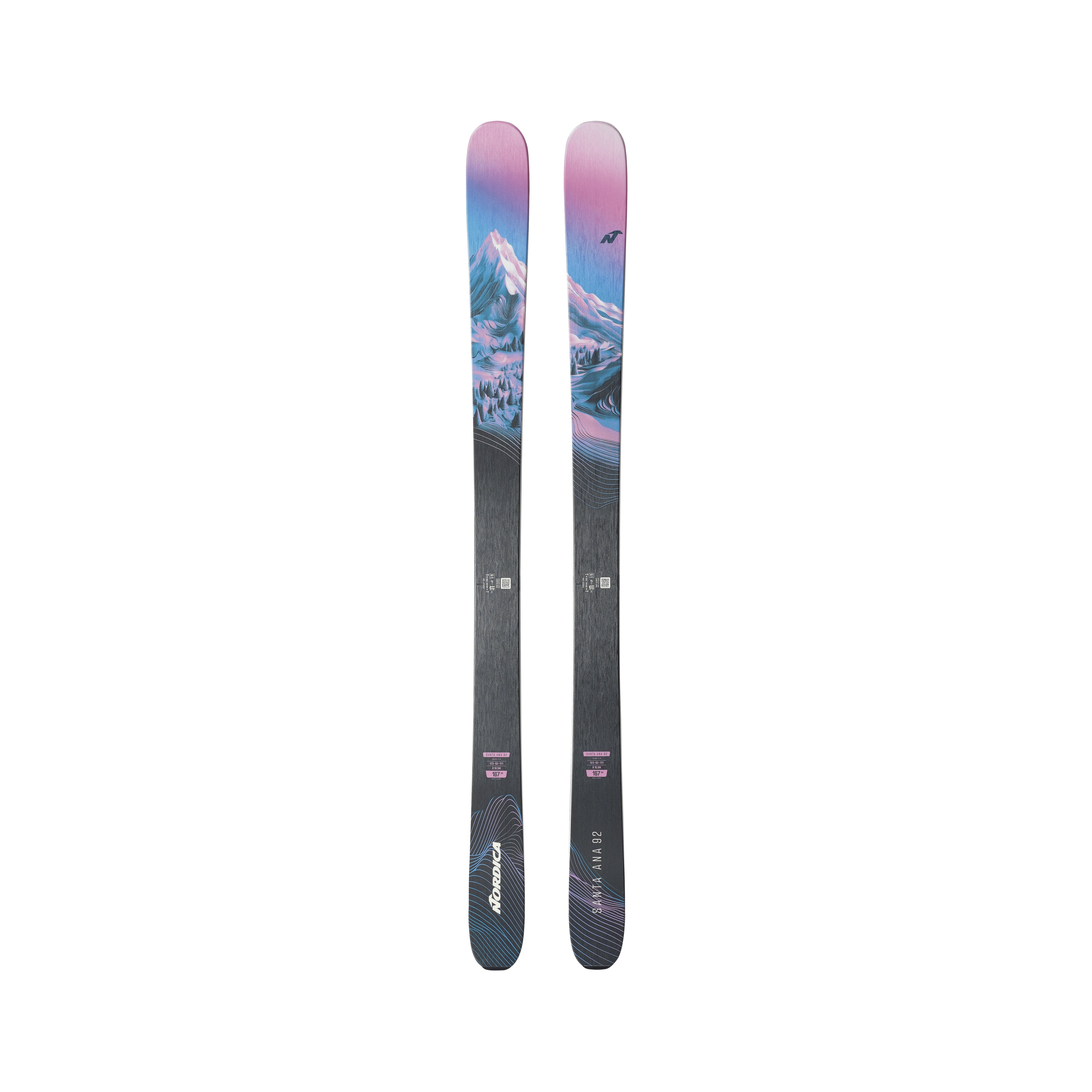 Nordica Santa Ana 92 26/27 all-mountain ski – topsheet